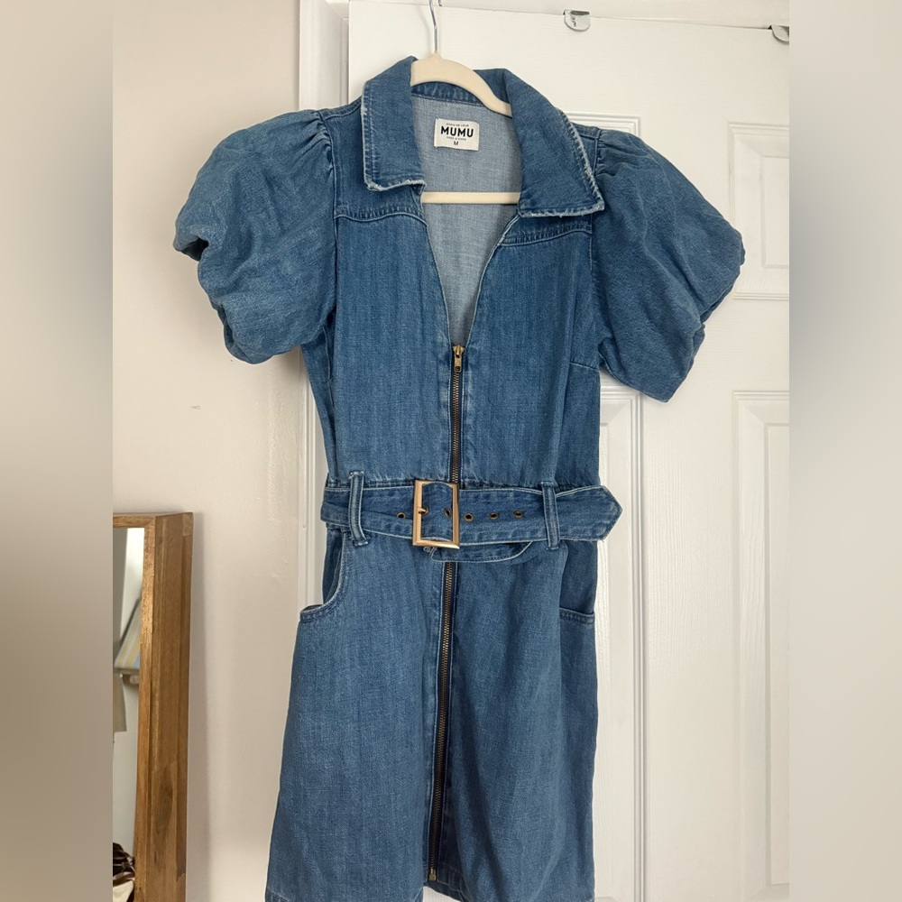 Show Me Your Mumu Denim Dress